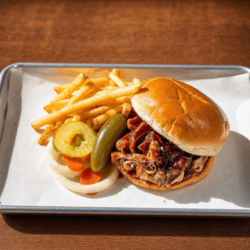 The OINKER Sandwich Combo (Legendary Pulled Pork).