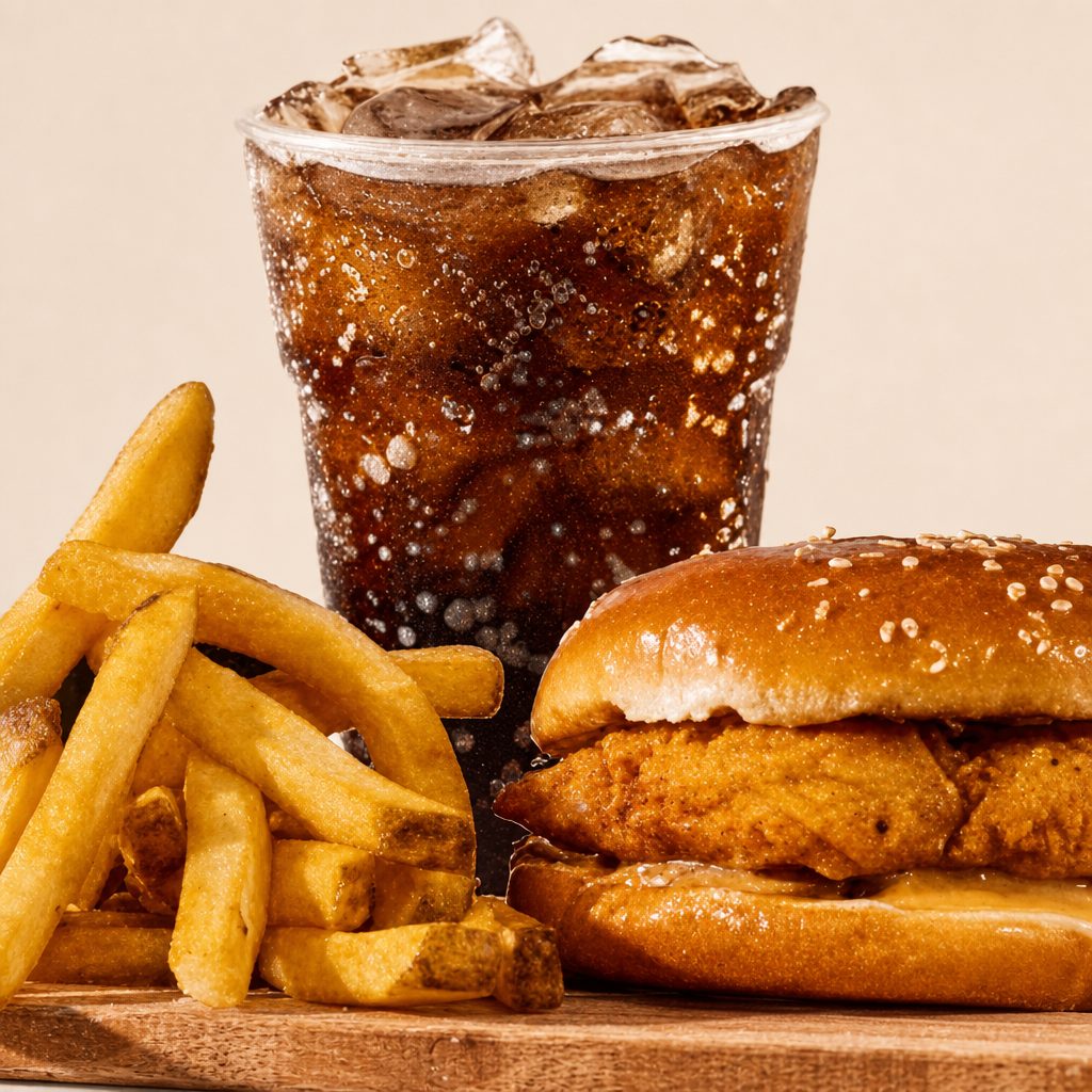 Augie's CHICKADEE Sandwich Combo (w/ BBQ Cream Sauce).