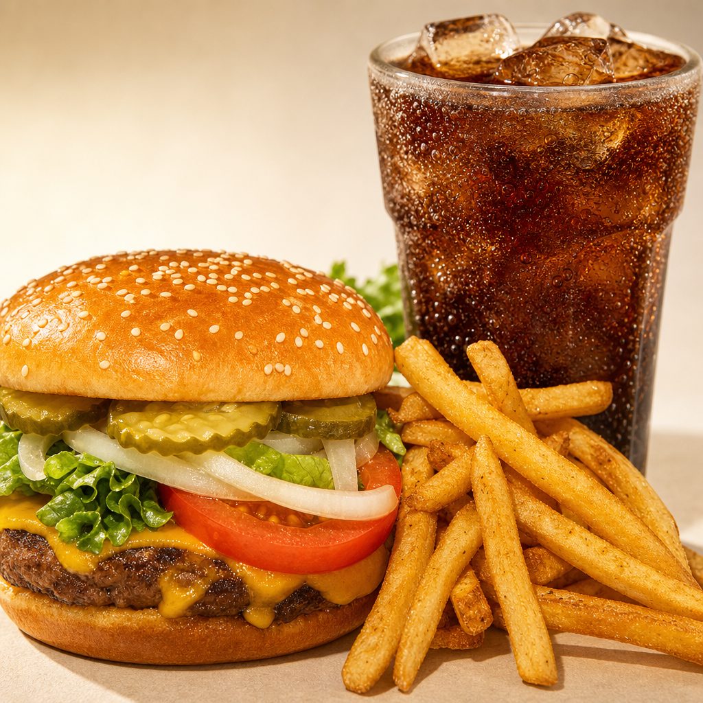 Augie's Cheeseburger Combo.
