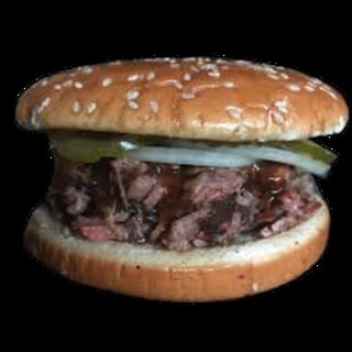 Chopped Brisket Sandwich